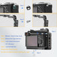 HIFFIN Metal Cage Compatible with Sony Alpha A7CII/ A7CR Cameras, Quick Release Arca-Type Base, 1/4" & 3/8" Screws, Cold Shoe Mounts for Microphone, Monitor, and Fill Light Expansion