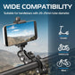 ULANZI MP-5 Aluminum Bike Motorcycle Handlebar Mount for GoPro & Phone, Camera Clamp Mount Accessory with Double Ball Head, Compatible with iPhone Samsung 4.7"-6.4" Phones & Action Cameras