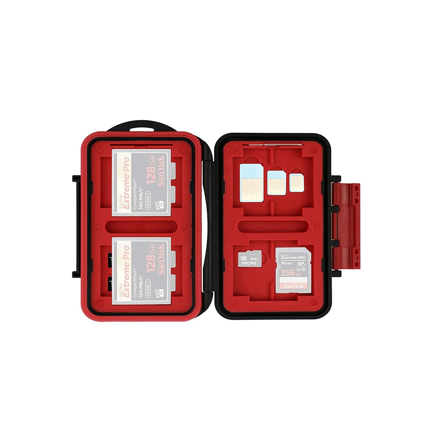 HIFFIN® 26 in 1 Slot Card CASE with Multi Storage Option Attractive Designer Card Holder Black (KH8S)