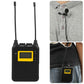 LENSGO LWM-328C Wireless Microphone System, 99-Channel UHF Professional Omnidirectional Wireless Lavalier Lapel Mic with 1 Transmitter & 1 Receiver for All Smartphone Camcorder Canon Nikon DSLR Camera