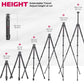 Zero Y Professional Carbon Fiber Camera Tripod, 360° Ballhead, 39lb Max Load