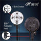 HIFFIN® Photography 5 Point Lighting Kit Background Support System with 1 Black Color Backdrop, 2 Umbrella, 3 Softbox, Continuous Lighting Backdrop Kit...