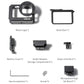 ULANZI Select G9-5 Aluminum Housing Cage for Gopro Hero 9 Black, 2 Cold Shoe Mount Mic Light Stand Storage Case for Gopro Microphone Adapter Vlog Accessory Compatible for Tripod Selfie Stick