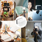 ULANZI VL120 Bi-Color LED Camera Light, Portable with 6 Color Filters, 3100mAh