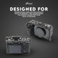 HIFFIN FX30 Metal Cage for Sony FX30/ FX3 Camera with HDMI Cable Clamp, NATO Rails and Built-in Arca Quick Release Plate, Interchangeable Full/Half Cage