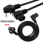 HIFFIN® 5 Meter 250 Volts 3 Pin Laptop Power Cable Cord Charger Adapter with Box Package - Black