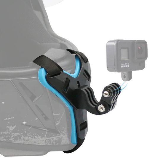 HIFFIN® Helmet Chin Strap Mount Compatible with Gopro Hero 8/7/6,SJCAM, Yi, DJI Osmo Action & Other Action Cameras