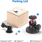 ULANZI Magnetic Camera Mount, 360° Ball Head, 6 Magnets for Action Camera