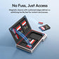 ULANZI DC01 SD TF Card Case USB-C Reader 312MB/s UHS-II Magnetic Aluminum Black/Blue