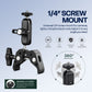 HF-15 Super Clamp Mount, 360° Adjustable, CNC Alloy, 1/4" & 3/8" Thread