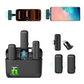 Ulanzi J12 Wireless Lavalier Mic for USB-C, iPhone & iPad, 2in1 Adapter, 65ft Range, Case