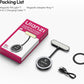 ULANZI M10 Magnetic Selfie Light Gooseneck | 2500-4500K, 5 Modes, MagSafe