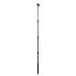 ZP001 5Ft Extendable Selfie Stick, 153cm 5-Section Monopod, 1/4" Screw & Shoe Mount, Mobile/GoPro Holder, Black
