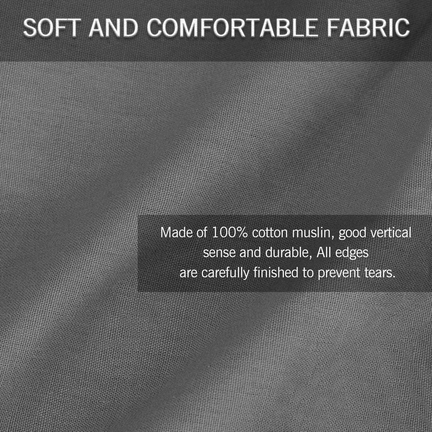 HIFFIN® 8x12 ft Green|Gray Screen, Photography Backdrop Background with 2 Clip, Chromakey Panel for Photo Backdrop Video Studio, Muslin Background Screen