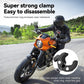 TELESIN Camera Clamp Handlebar Bike Mount 360° Double Ballhead Magic Arm with 1/4"-20 Thread for Motorcycle Monitor Canon Nikon DSLR/Gopro/LED Lights/Ronin-M/Ronin MX/Freefly