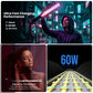 HIFFIN HF-1000 RGB LED Light Stick | 60 Watt, 18700 Lux | 2500K-9000K | CRI 95+ | 24 FX | App Control | Rechargeable LED Light for Photography & YouTube