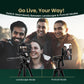 HF-3600 Professional Portable Lightweight Travel Aluminum Camera Tripod