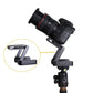 HIFFIN® Foldable Z Pan Tilt Tripod Head Quick Release Plate Holder for DSLR Camera Camcorder Photography Accessory - 1 Piece (Black) (Z Plate)