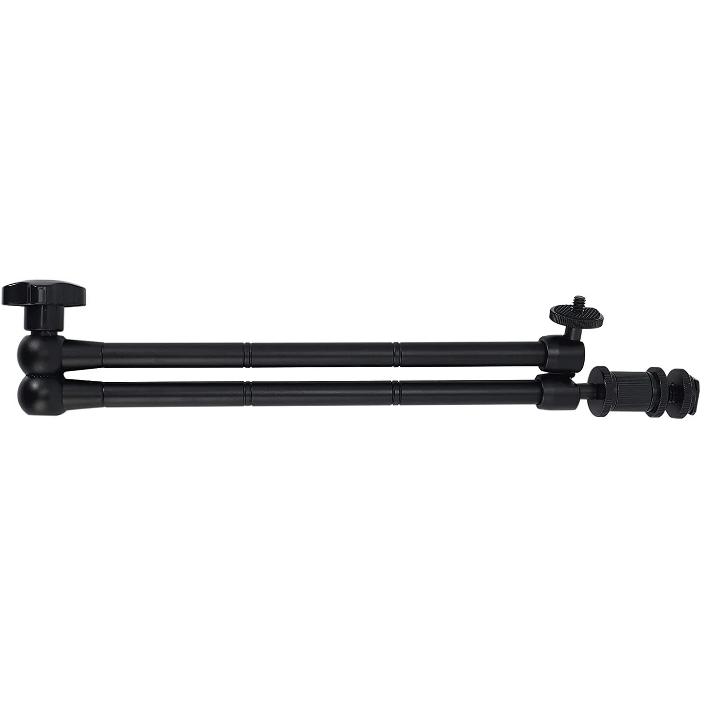 HIFFIN®15nch Adjustable Articulating Friction Magic Arm with Hot Shoe Mount for LED Light DSLR Rig LCD Monitor