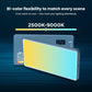 HF-138 Pro RGB Video Light, 21 Modes, 4000mAh, 2500K-9000K, 12watt