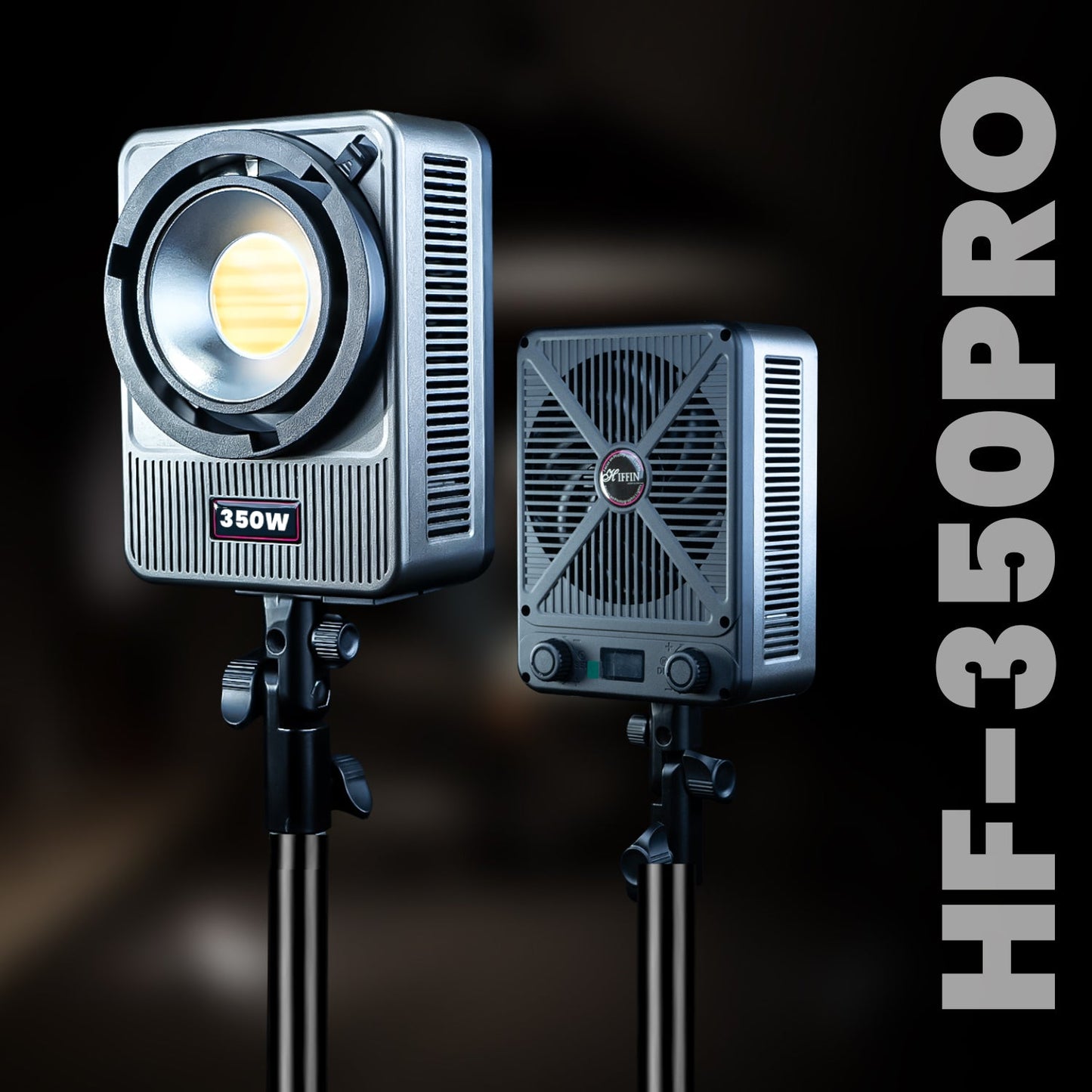 HF-350PRO Wonder Series 350W  Bi-Color Light | 25,800lm | CRI 95+ | CCT 2700K-6500K | Bowens Mount | App Control