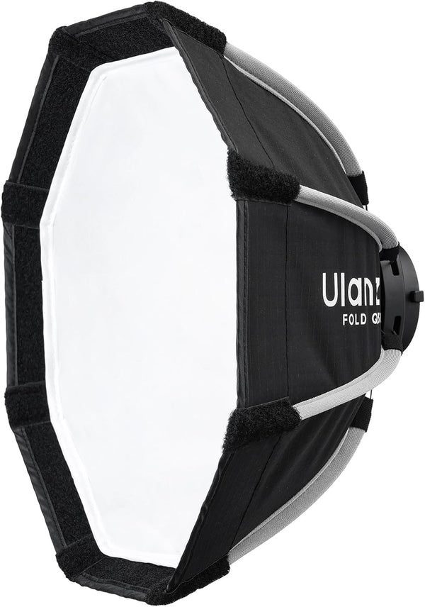 ULANZI QS30 30cm Octagonal Softbox with Quick Release Bowens Mount, Grid & Cloth Mini