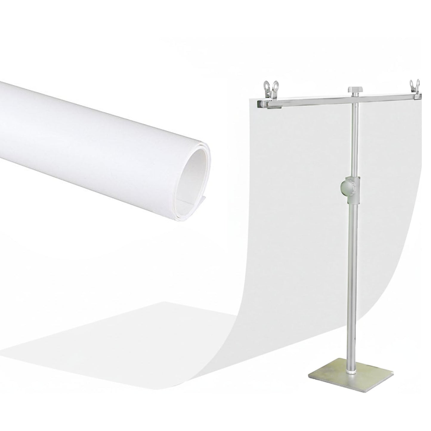 60x120cm PVC Matte Photography Backdrop – White, Black & Combo for Product Shoots
