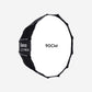 ULANZI (90 cm) Lightweight & Portable Soft Box Comes Quick Release Octagonal Softbox With Grid & 2 Diffuser Sheets | Carrying Case | (Octagonal Softbox 90 cm)