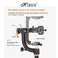 HIFFIN Professional Heavy Duty Metal 360 Degree Panoramic Gimbal Tripod Head with Arca-Swiss Standard 1/4'' Quick Release Plate and Bubble Level for Digital