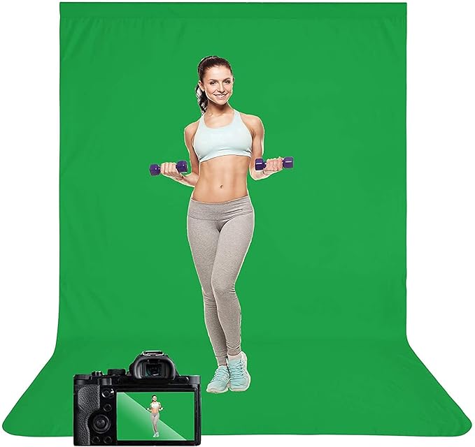 Hiffin Colorful Muslin Photography Backdrop Curtain for Studio, Photoshoot & Video Recording