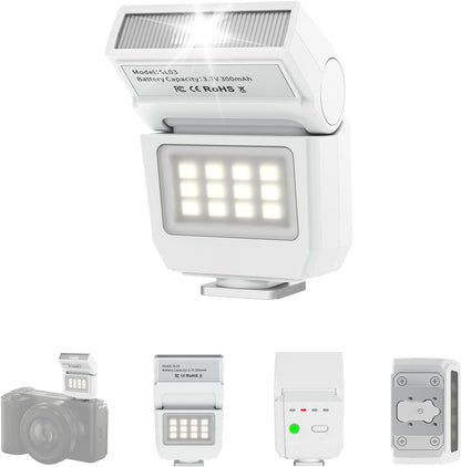 ULANZI SL03 Mini Camera Flash GN8 6500K 90° Light Compatible Sony Canon Nikon Fuji