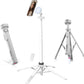 ULANZI MT85 Automatic Phone Tripod, 60″ Auto-Open 4-Leg Stand for iPhone 12–17, Black/White